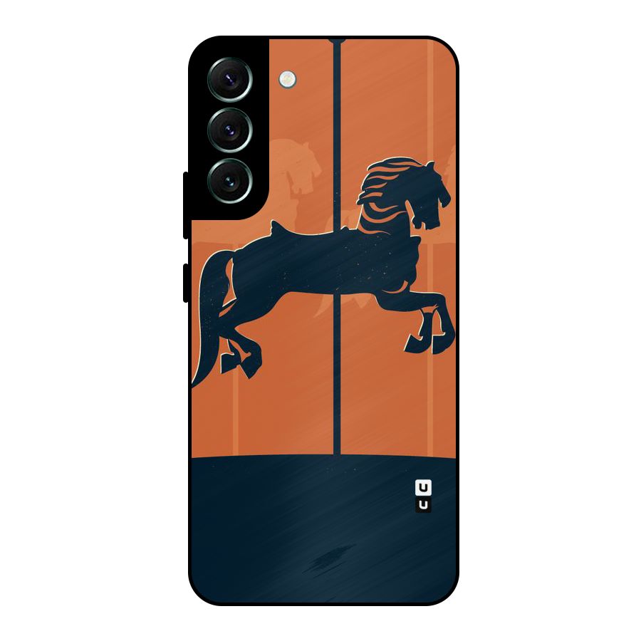 Horse Metal Back Case for Galaxy S22 Plus 5G