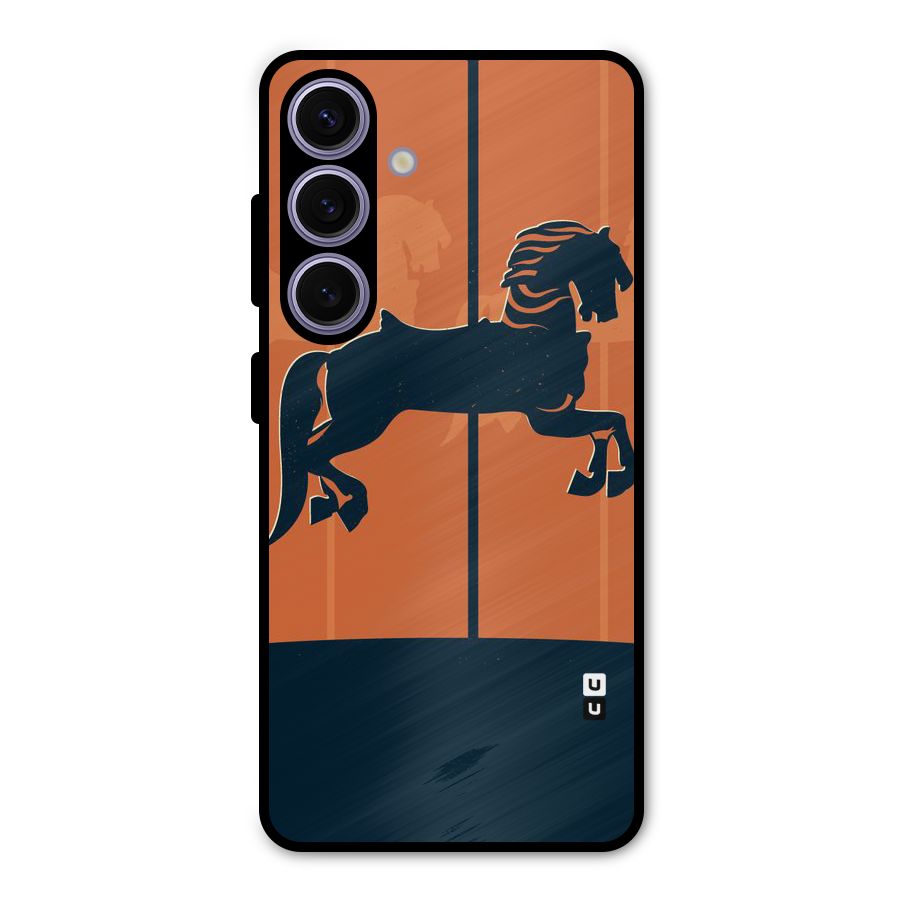 Horse Metal Back Case for Galaxy S24