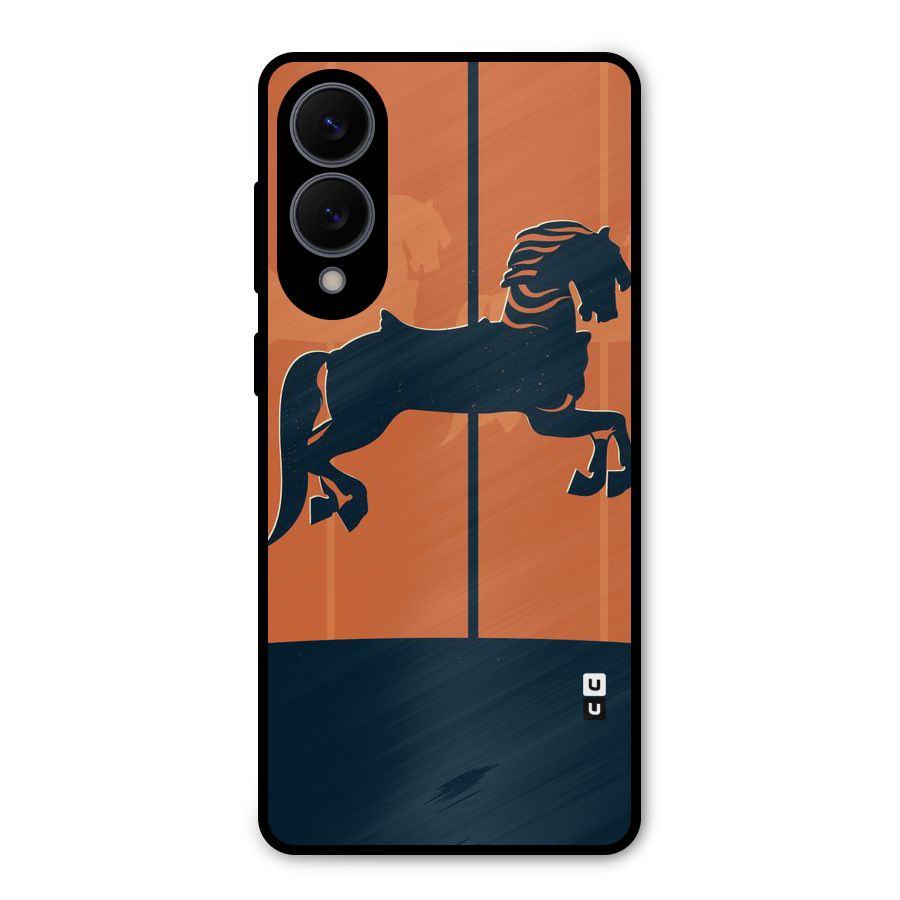 Horse Metal Back Case for Galaxy S25 Edge