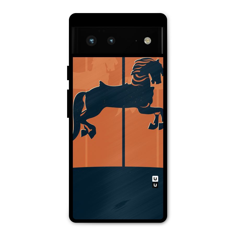 Horse Metal Back Case for Google Pixel 6