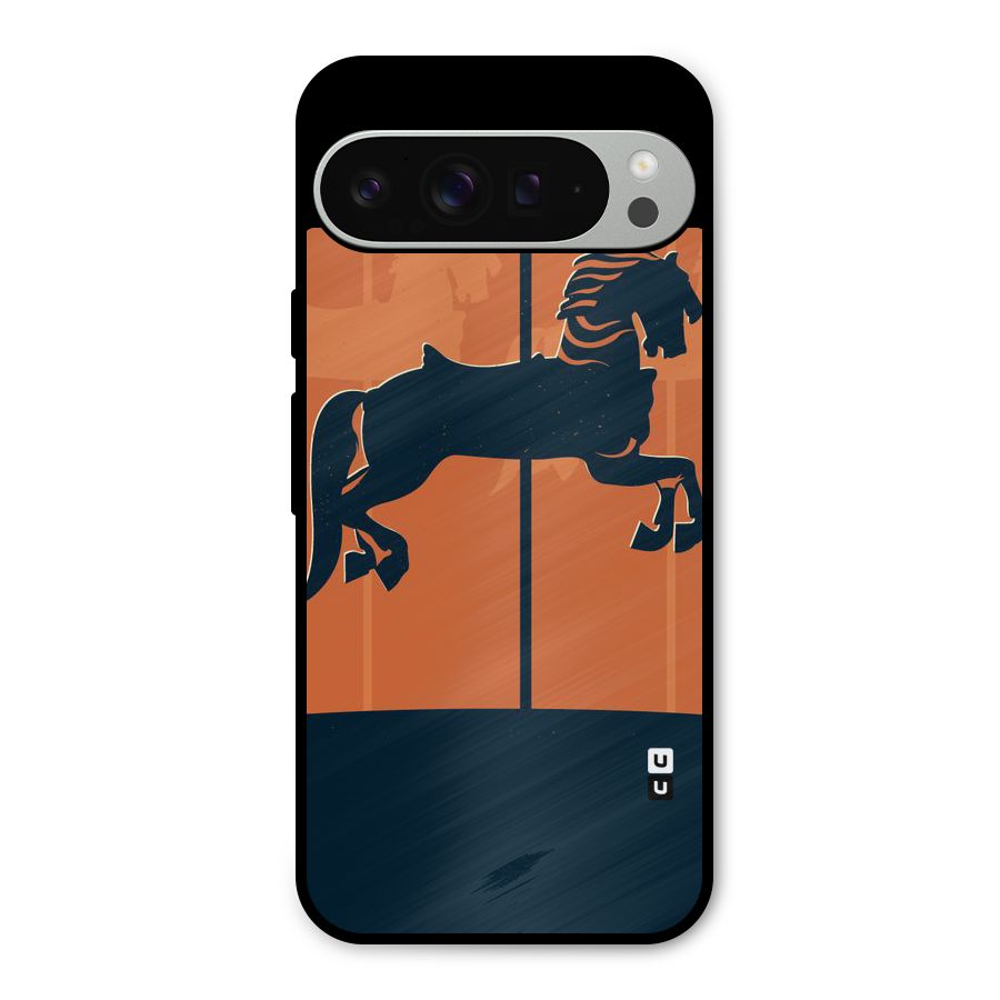 Horse Metal Back Case for Google Pixel 9 Pro XL