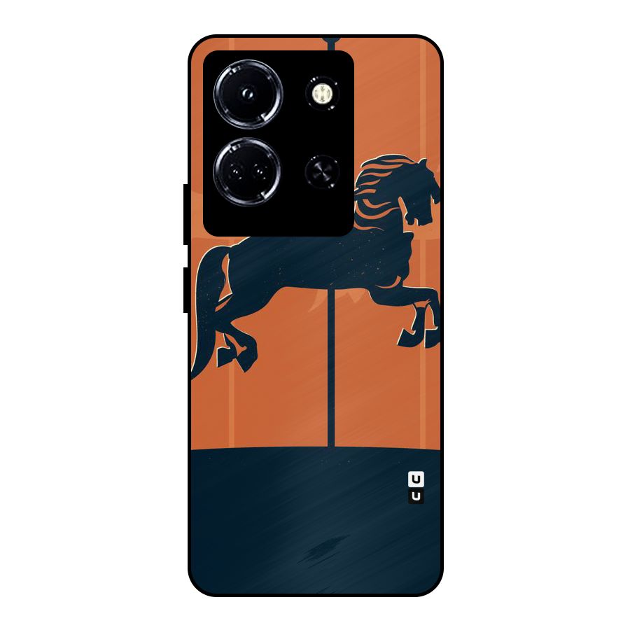 Horse Metal Back Case for Infinix Note 30 5G