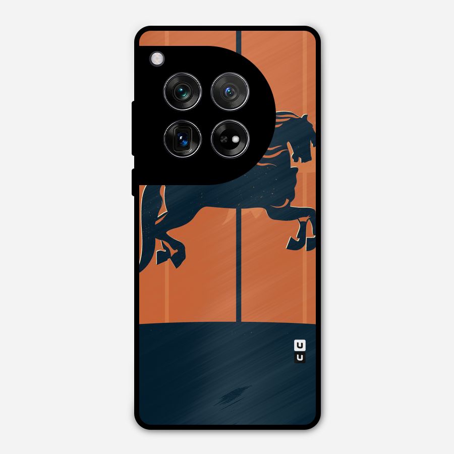 Horse Metal Back Case for OnePlus 12