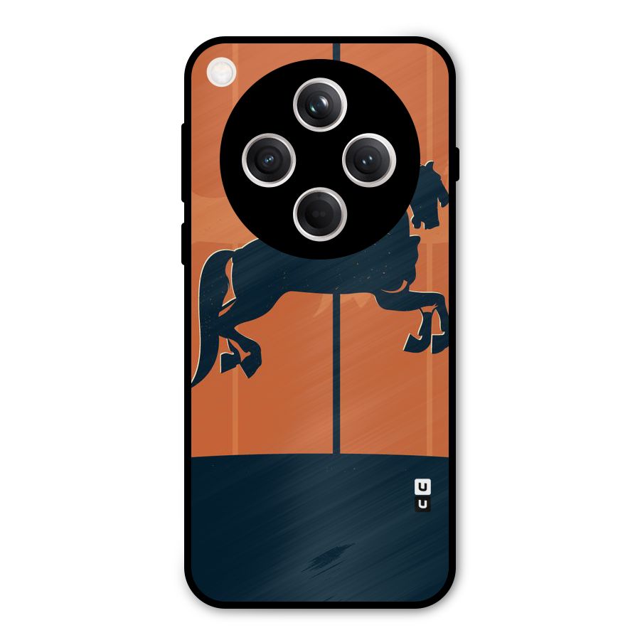 Horse Metal Back Case for Oppo Find X8