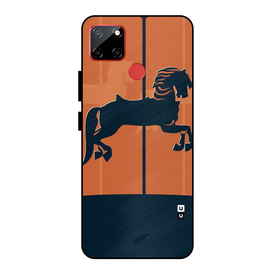 Horse Metal Back Case for Realme C12
