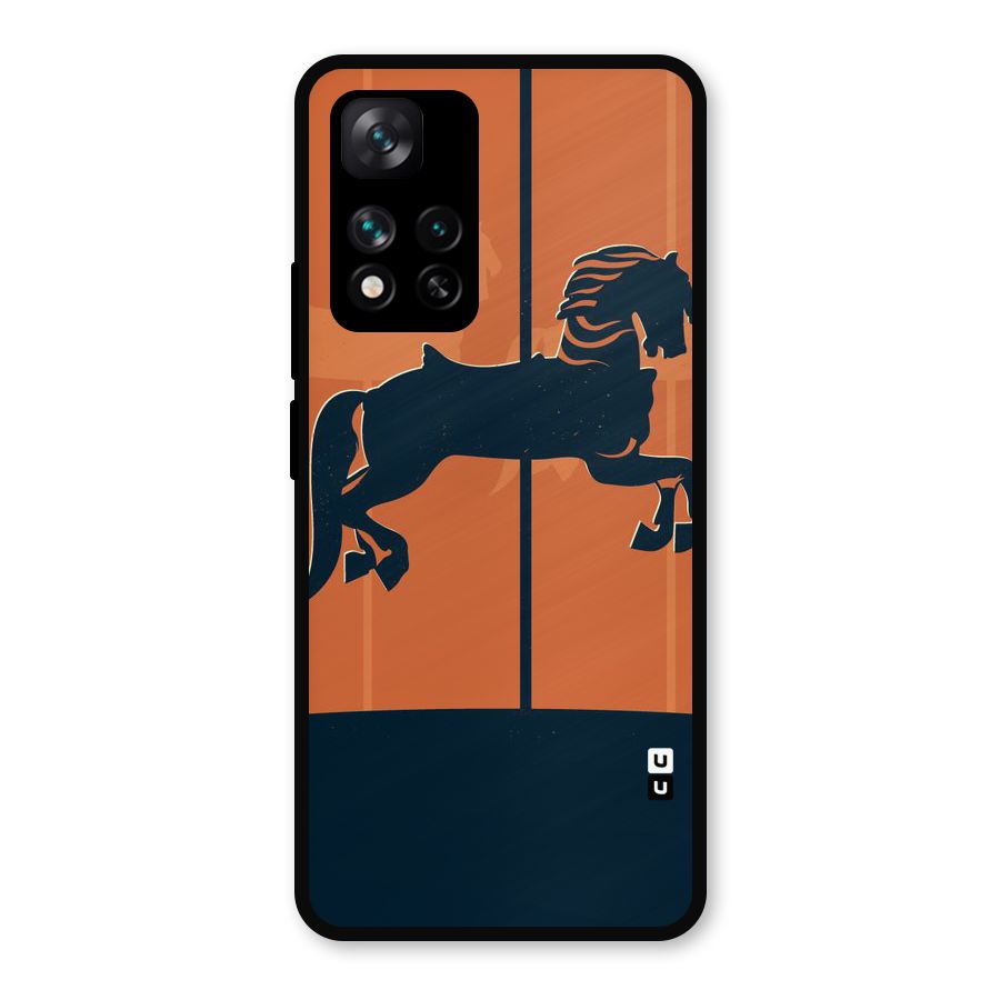 Horse Metal Back Case for Xiaomi 11i Hypercharge 5G