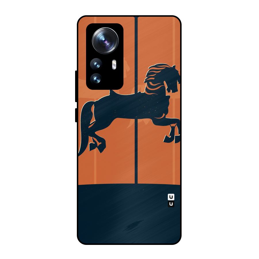 Horse Metal Back Case for Xiaomi 12 Pro
