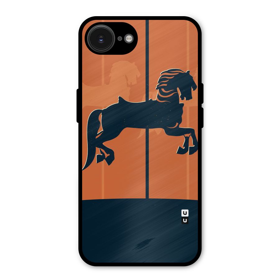 Horse Metal Back Case for iPhone 16e