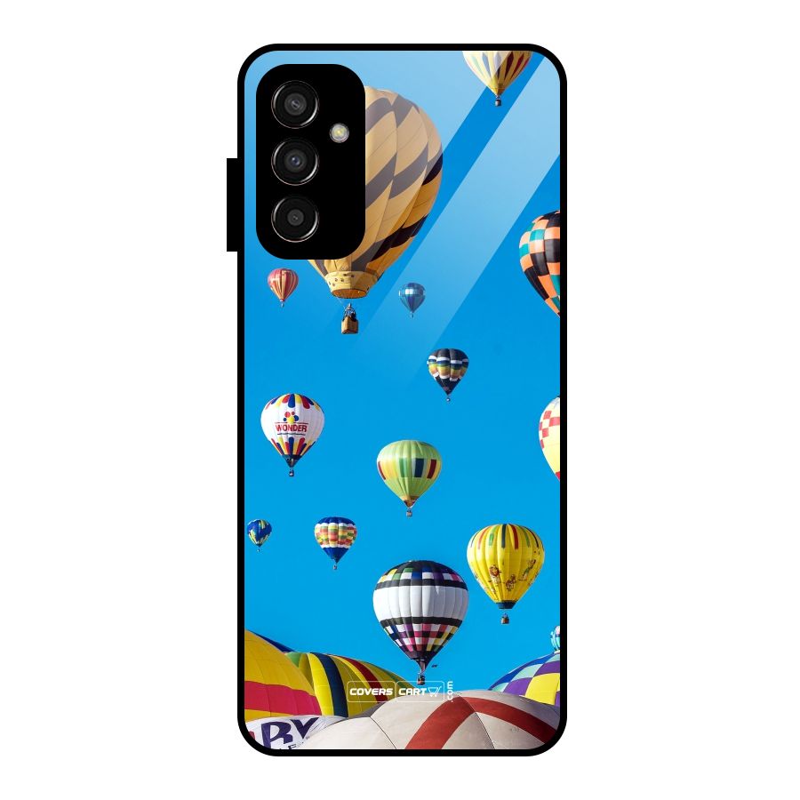 Hot Air Baloons Glass Back Case for Galaxy F13