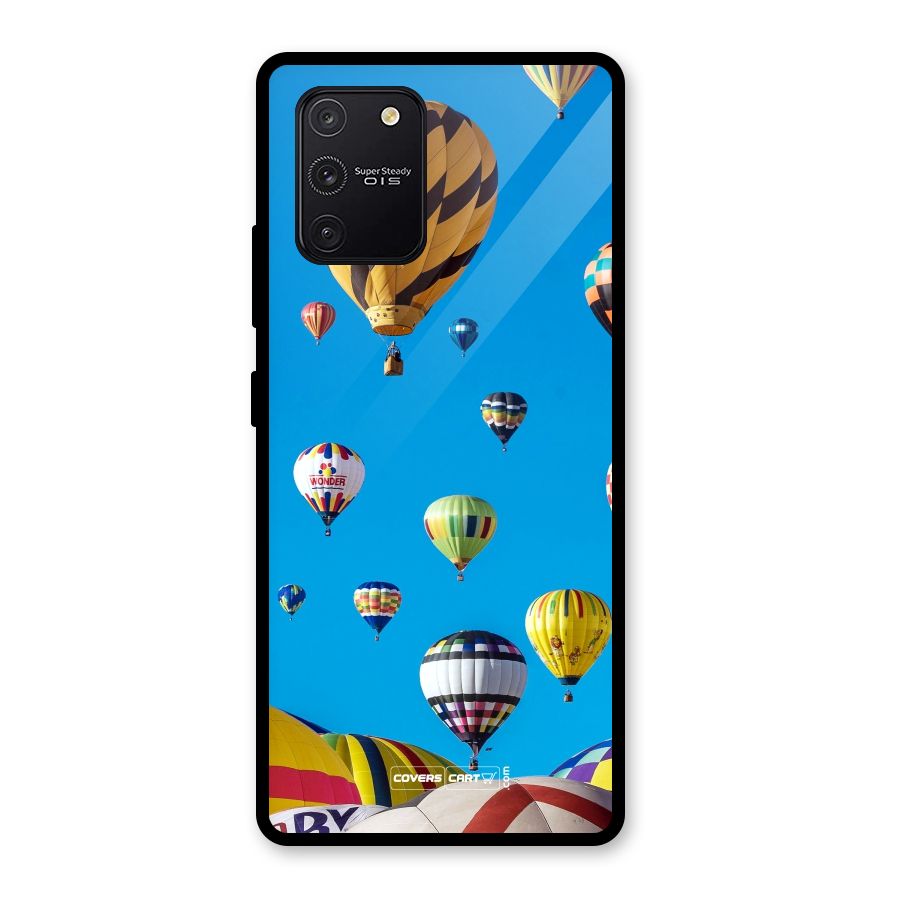 Hot Air Baloons Glass Back Case for Galaxy S10 Lite