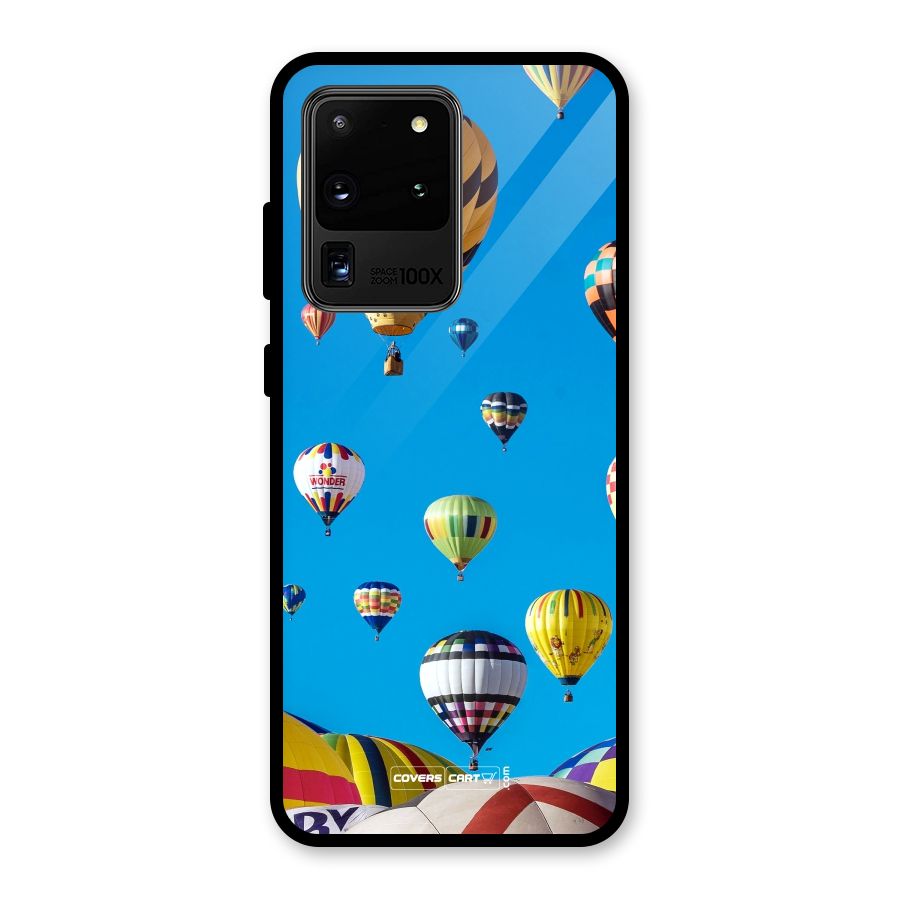 Hot Air Baloons Glass Back Case for Galaxy S20 Ultra