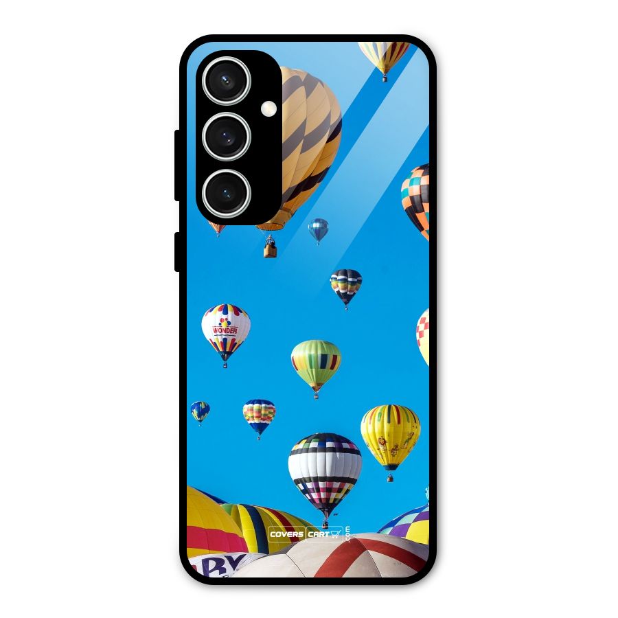 Hot Air Baloons Glass Back Case for Galaxy S23 FE