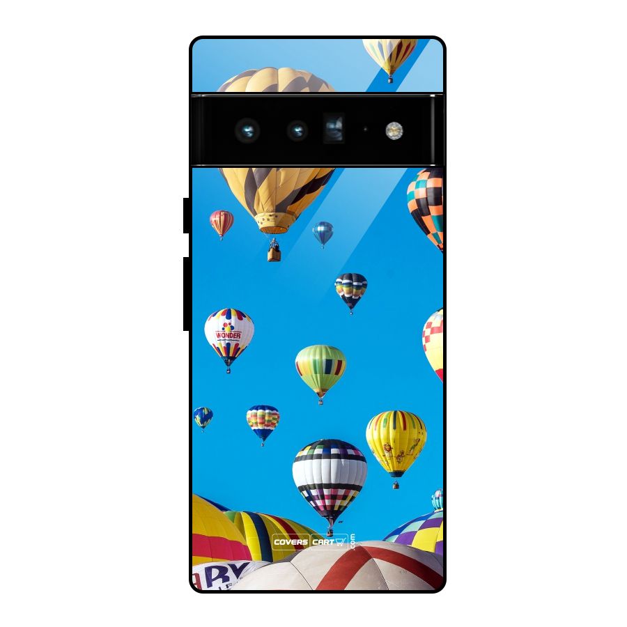 Hot Air Baloons Glass Back Case for Google Pixel 6 Pro