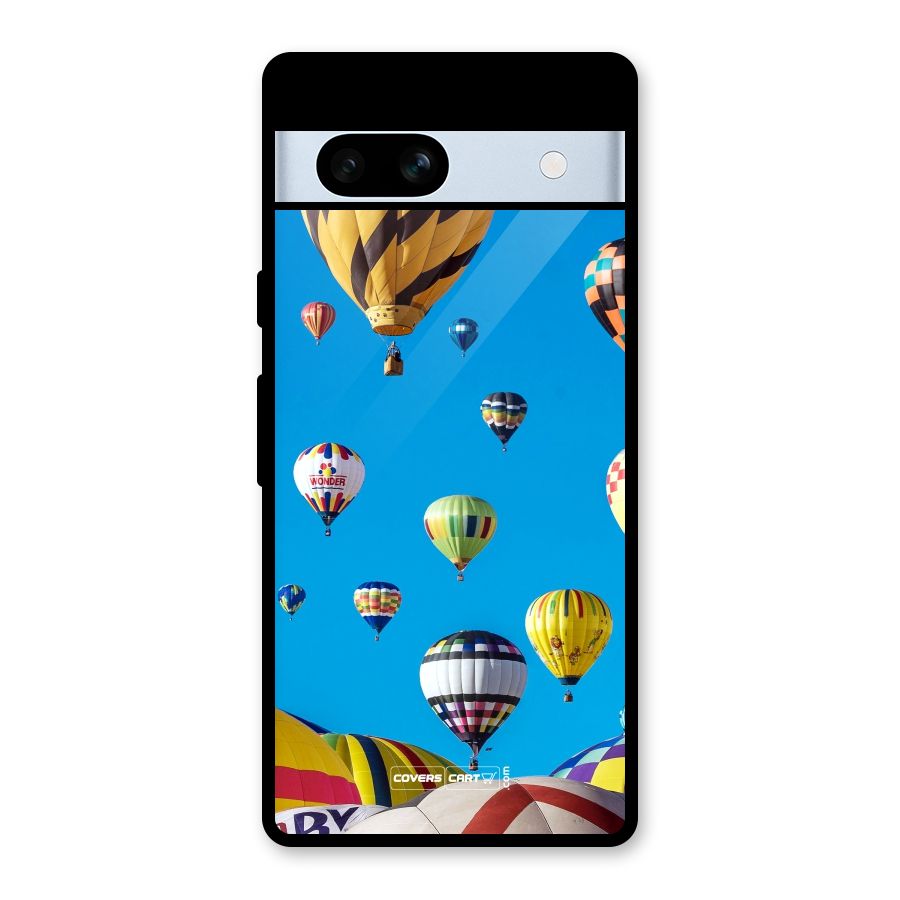 Hot Air Baloons Glass Back Case for Google Pixel 7a