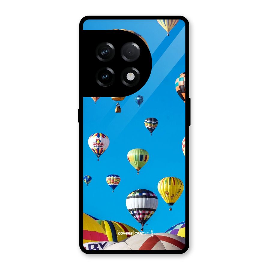Hot Air Baloons Glass Back Case for OnePlus 11R