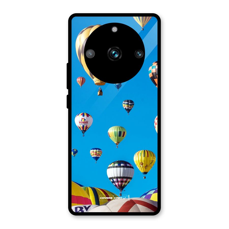 Hot Air Baloons Glass Back Case for Realme 11 Pro Plus