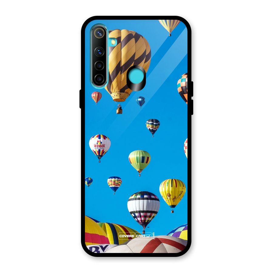 Hot Air Baloons Glass Back Case for Realme Narzo 10