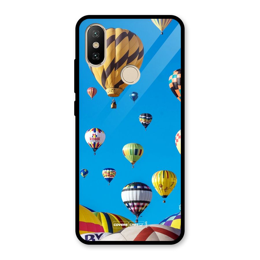 Hot Air Baloons Glass Back Case for Redmi A2