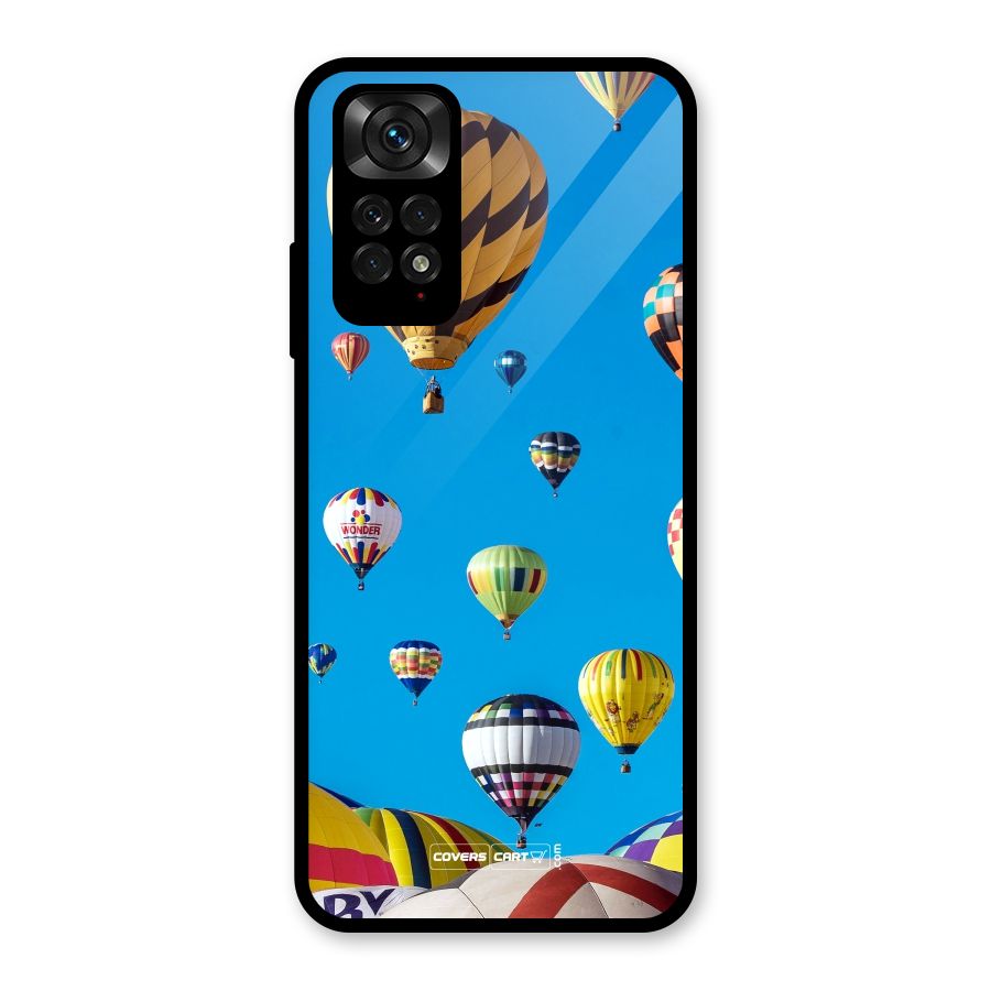 Hot Air Baloons Glass Back Case for Redmi Note 11S