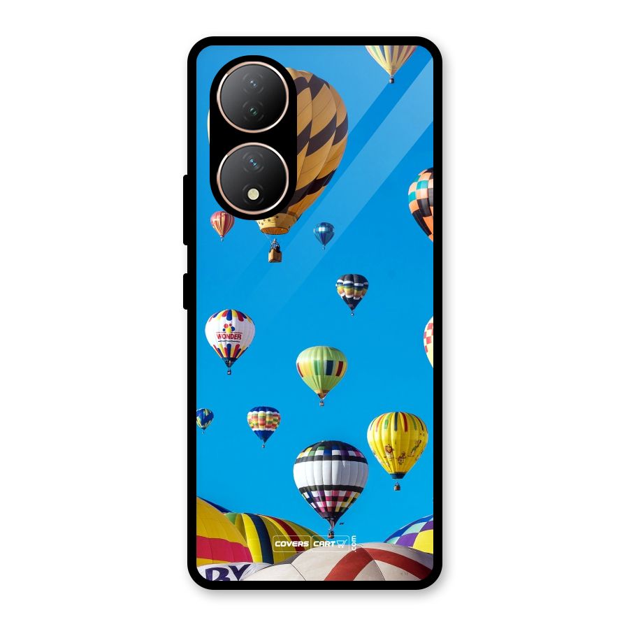 Hot Air Baloons Glass Back Case for Vivo Y100A