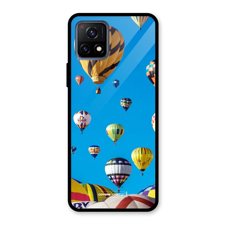 Hot Air Baloons Glass Back Case for Vivo Y72 5G
