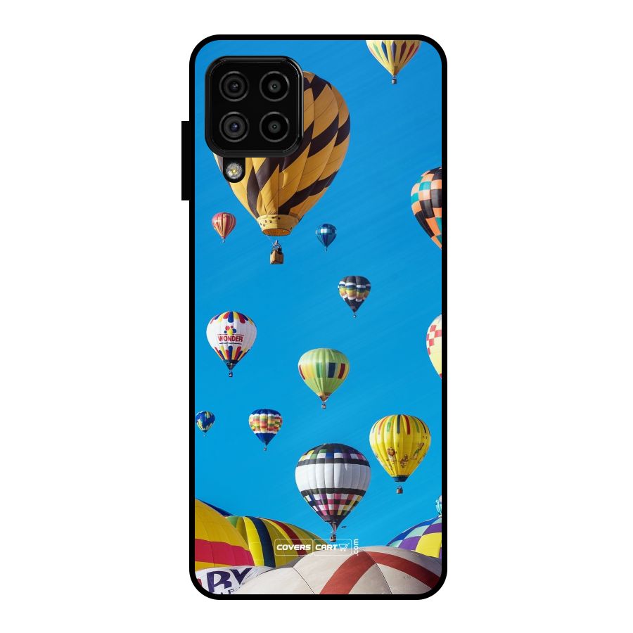 Hot Air Baloons Metal Back Case for Galaxy A22 4G