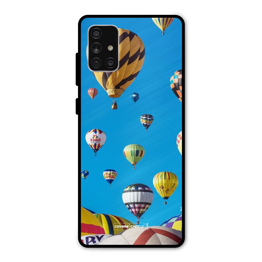 Hot Air Baloons Metal Back Case for Galaxy A71