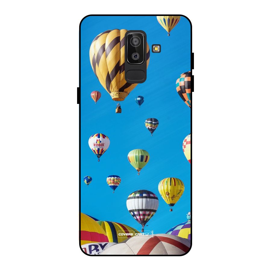 Hot Air Baloons Metal Back Case for Galaxy J8