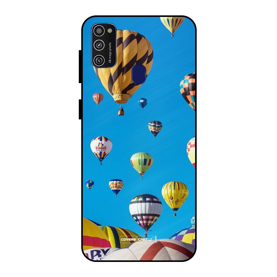 Hot Air Baloons Metal Back Case for Galaxy M21
