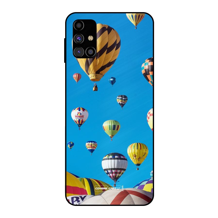Hot Air Baloons Metal Back Case for Galaxy M31s