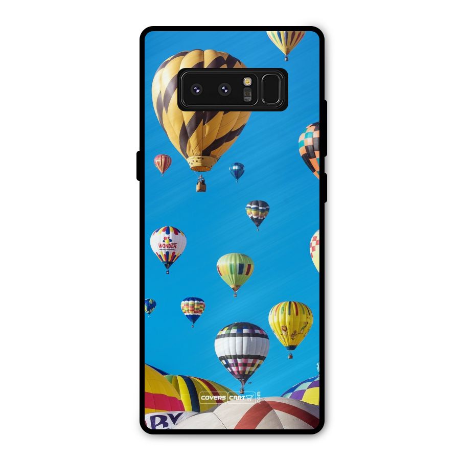Hot Air Baloons Metal Back Case for Galaxy Note 8