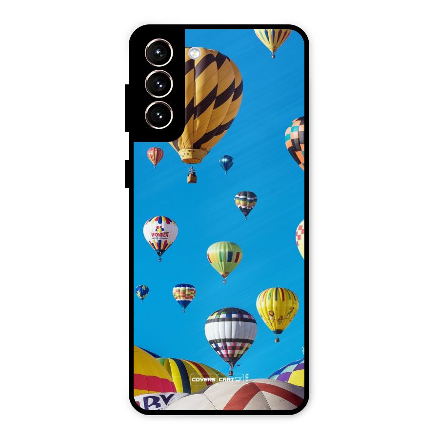 Hot Air Baloons Metal Back Case for Galaxy S21 Plus