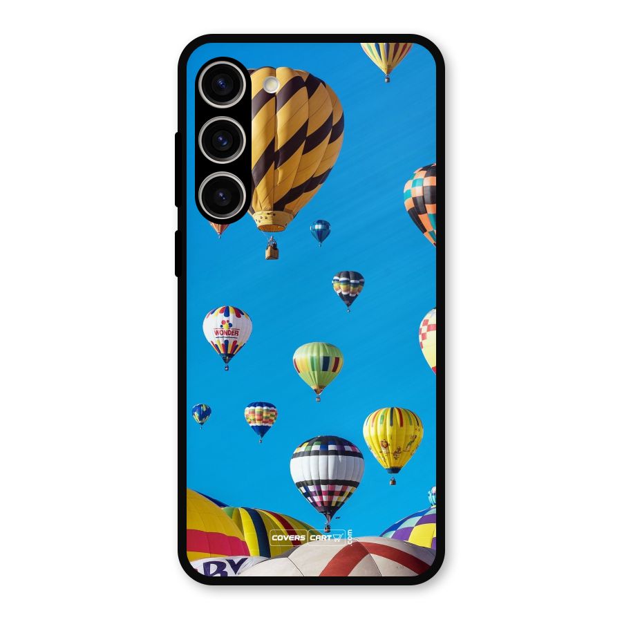 Hot Air Baloons Metal Back Case for Galaxy S23 Plus