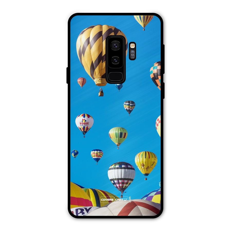 Hot Air Baloons Metal Back Case for Galaxy S9 Plus