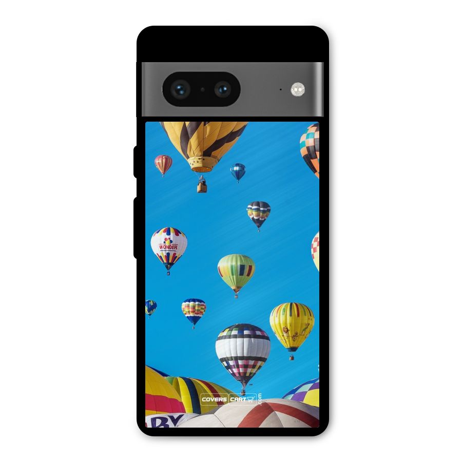 Hot Air Baloons Metal Back Case for Google Pixel 7