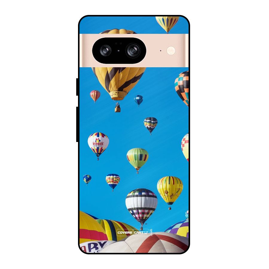 Hot Air Baloons Metal Back Case for Google Pixel 8