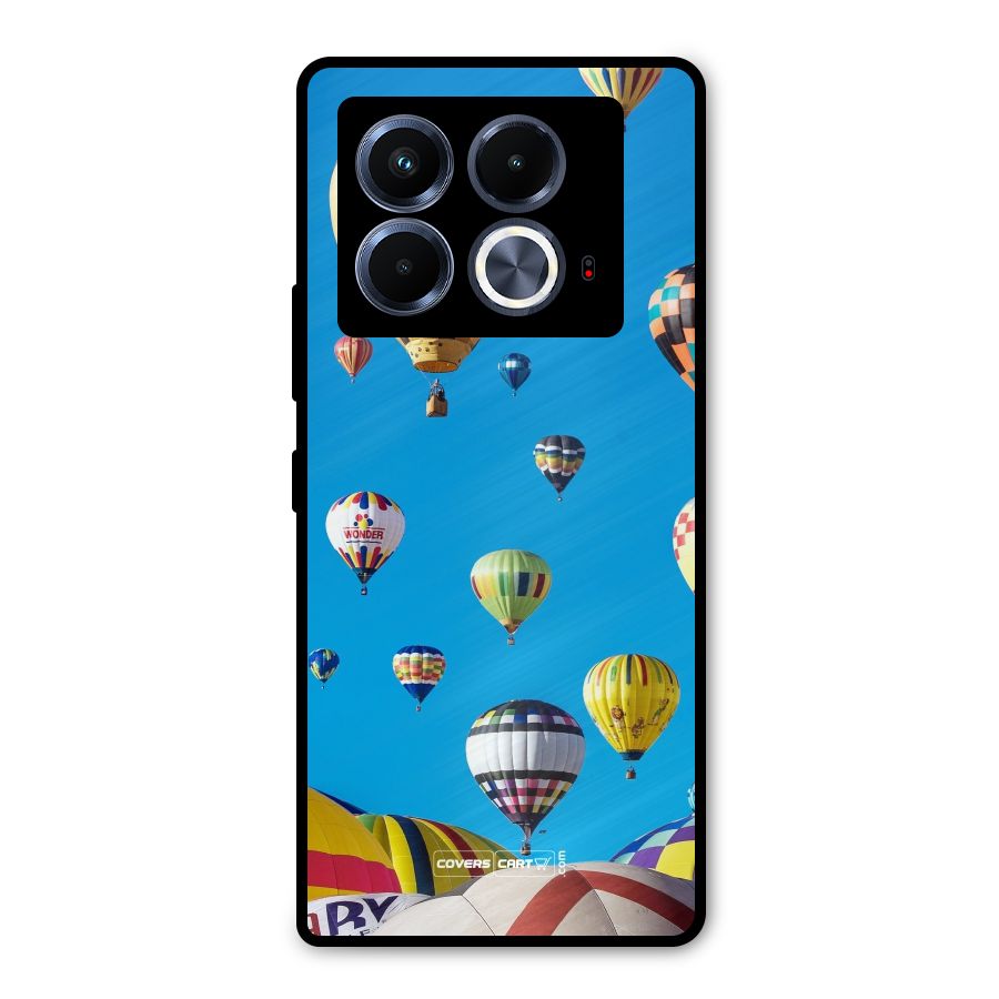 Hot Air Baloons Metal Back Case for Infinix Note 40 5G