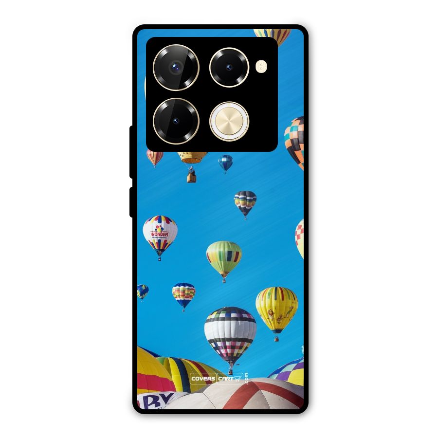 Hot Air Baloons Metal Back Case for Infinix Note 40 Pro