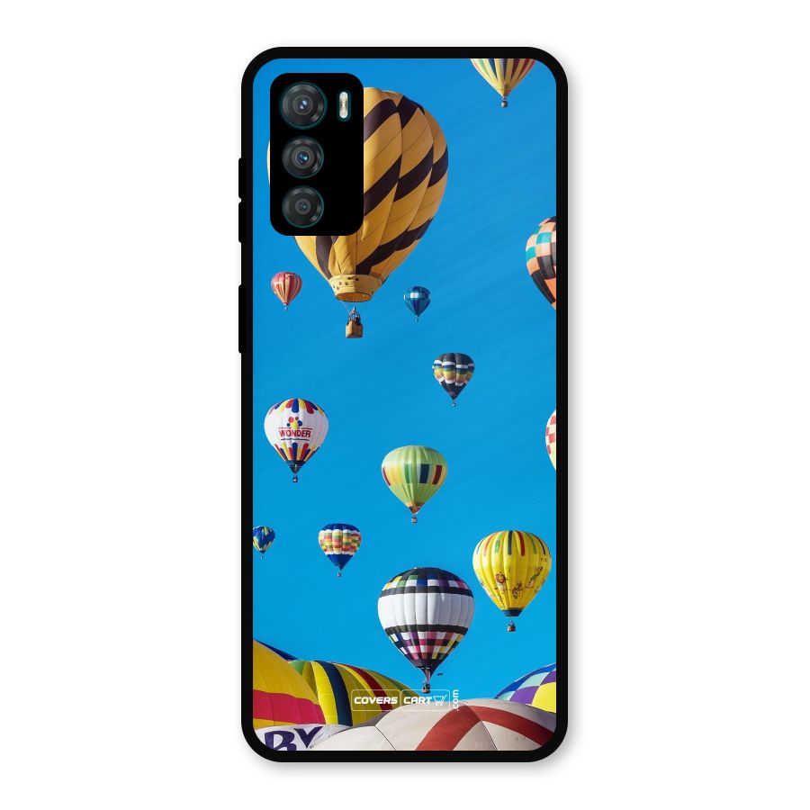 Hot Air Baloons Metal Back Case for Moto G42