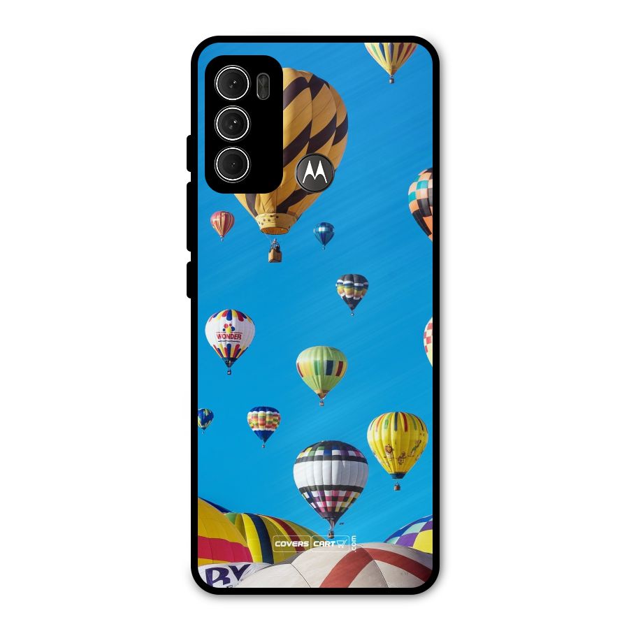 Hot Air Baloons Metal Back Case for Moto G60