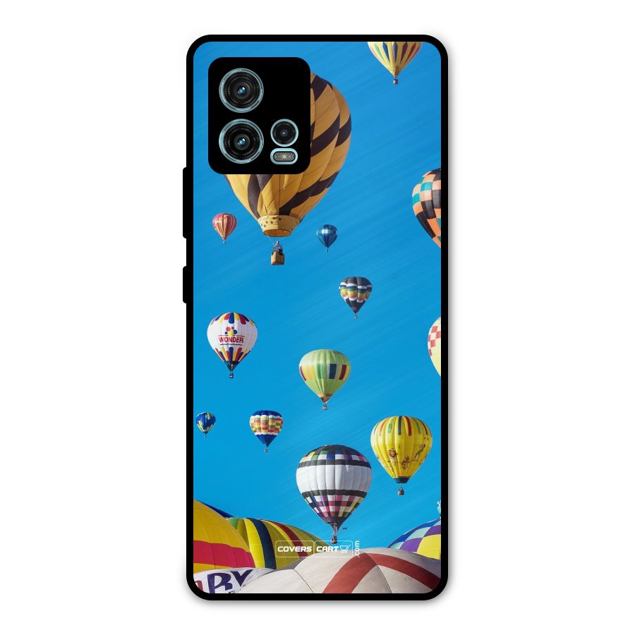 Hot Air Baloons Metal Back Case for Moto G72