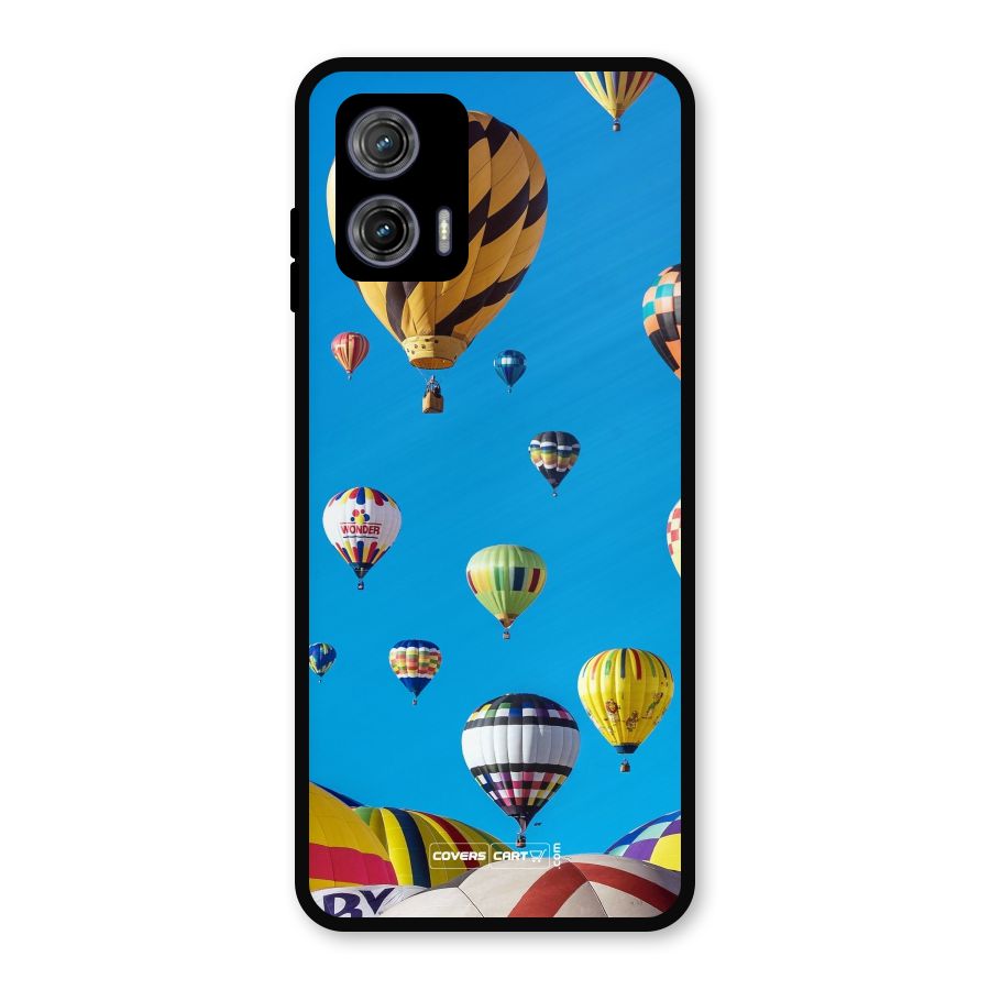 Hot Air Baloons Metal Back Case for Moto G73