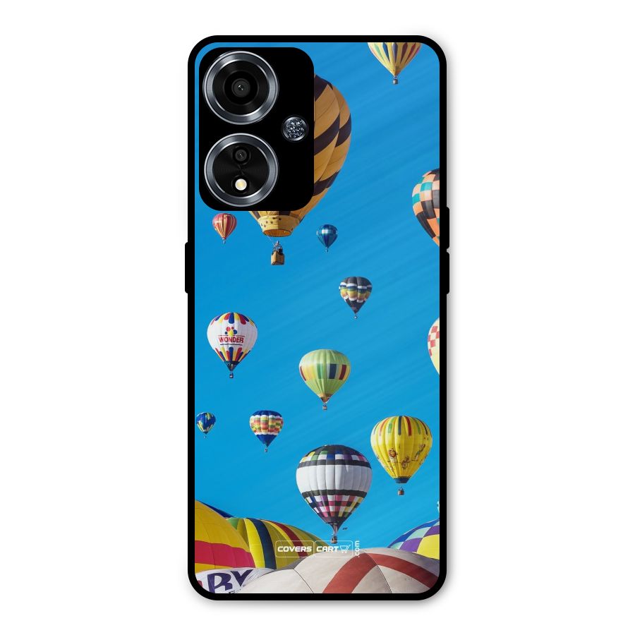 Hot Air Baloons Metal Back Case for Oppo A59