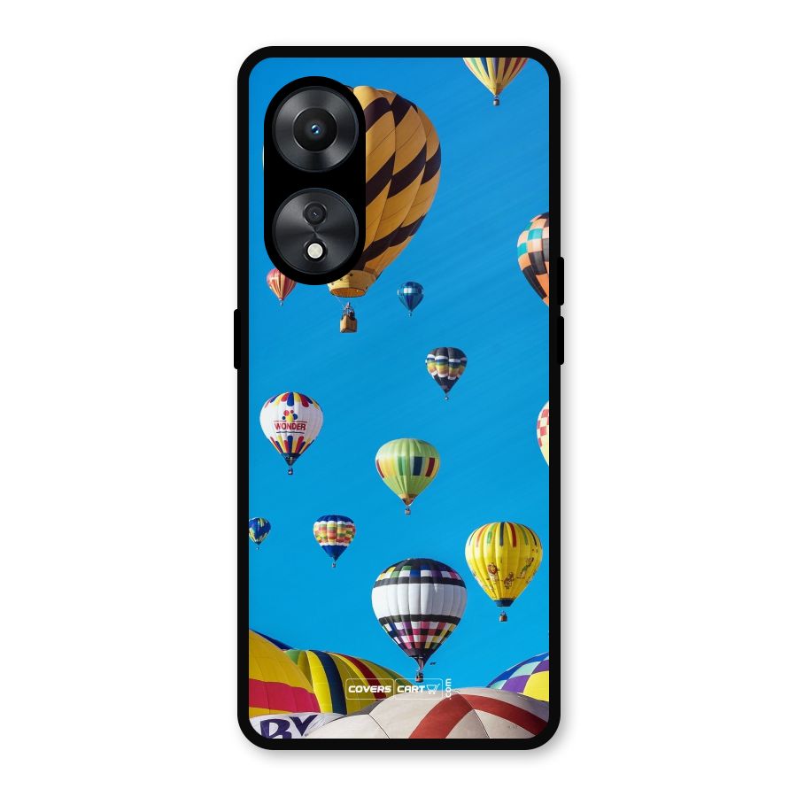 Hot Air Baloons Metal Back Case for Oppo A78