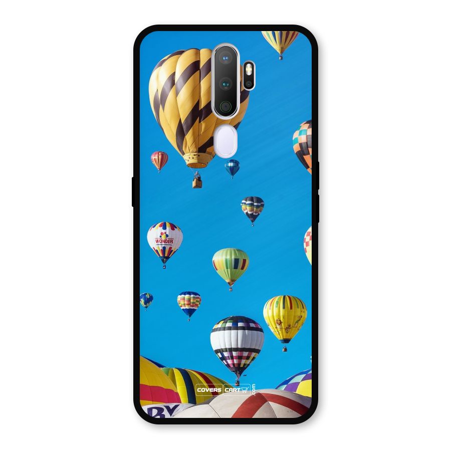 Hot Air Baloons Metal Back Case for Oppo A9 (2020)