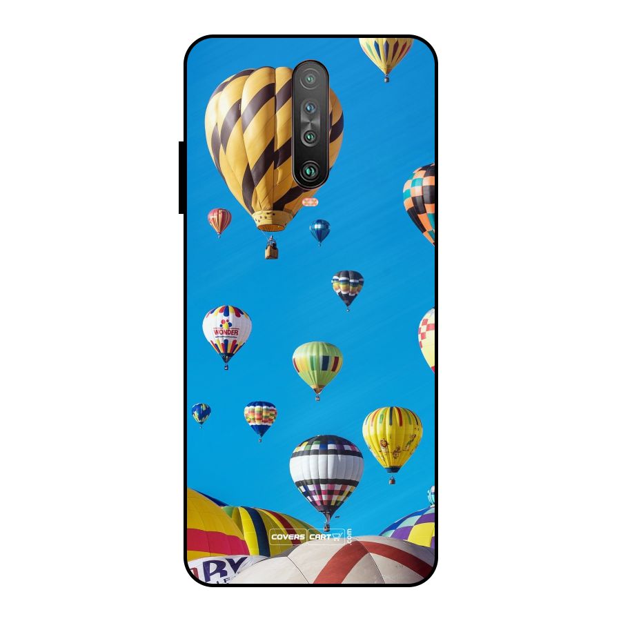 Hot Air Baloons Metal Back Case for Poco X2