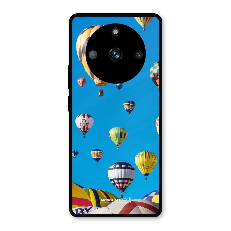 Hot Air Baloons Metal Back Case for Realme 11 Pro Plus