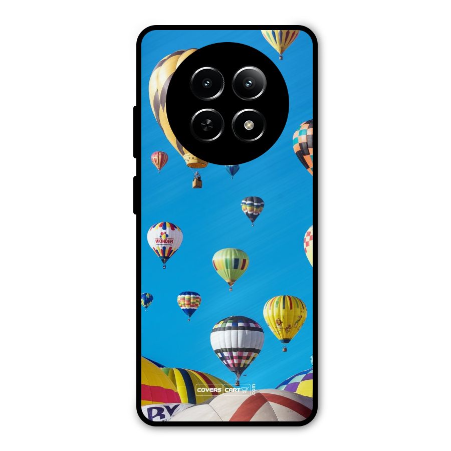 Hot Air Baloons Metal Back Case for Realme 12 5G