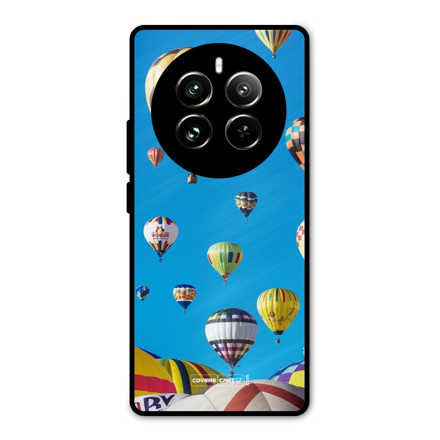 Hot Air Baloons Metal Back Case for Realme 12 Pro
