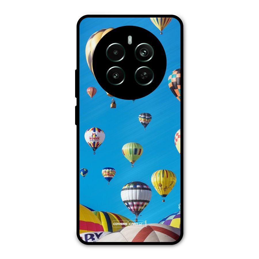Hot Air Baloons Metal Back Case for Realme 12 Pro Plus